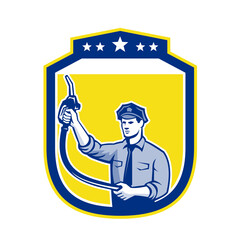 Gas Jockey Gasoline Attendant Shield