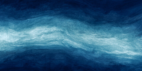 Fototapeta na wymiar Abstract art teal blue green gradient paint background with liquid fluid grunge texture.