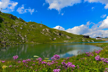 Zürser See in Zürs/Lech, Vorarlberg 