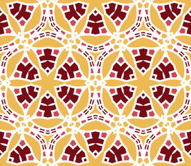 Fototapeta premium Geometric pattern. Seamless vector background. Ethnic graphic design.