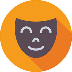 Mask Colored Vector Icon