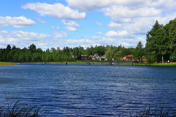 lake in the park