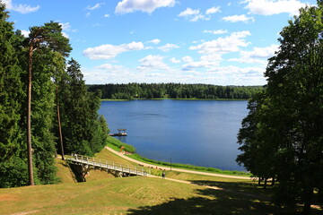 Fototapeta premium lake in the forest