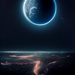 Obraz na płótnie Canvas Universal moon