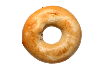 Bagel bread roll, png stock photo file cut out and isolated on a transparent background