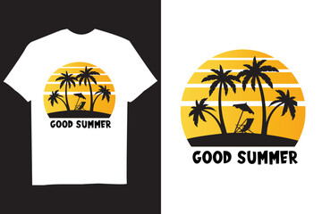 Good Summer retro vintage t-shirt