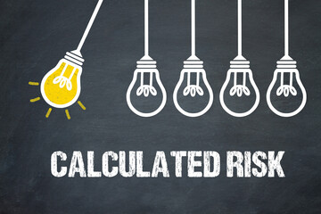 Fototapeta premium Calculated Risk 