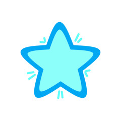 Blue star icon