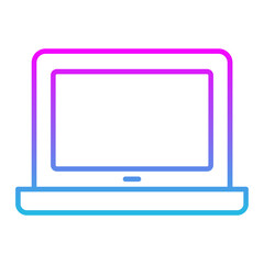 Laptop Line Gradient Icon