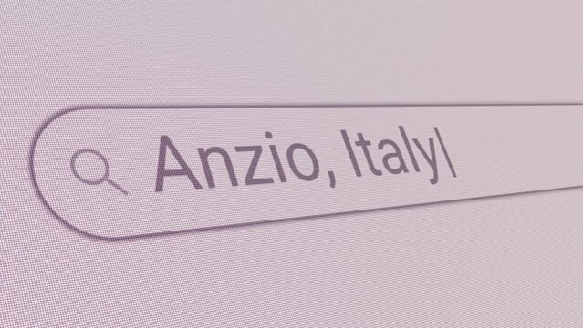Search Bar Anzio Italy 
Close Up Single Line Typing Text Box Layout Web Database Browser Engine Concept
