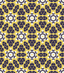 Abstract geometric pattern. A seamless background, vintage texture.