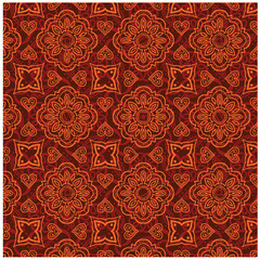 Digital art abstract pattern. National ethnic vector pattern.