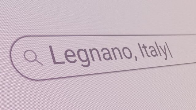 Search Bar Legnano Italy 
Close Up Single Line Typing Text Box Layout Web Database Browser Engine Concept