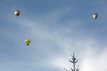 Ballons am Himmel