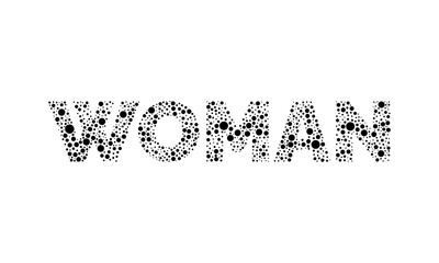 Woman word cloud vector illustration design l Word art for womens day or mothers day l Feminity l Femaleness l Mum l Female l Womanhood l Motherhood l Mothers Day l Womens Day l 8th march