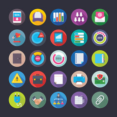 Business, Office, Team work, Management, Growth, Finance Vector Icons 

