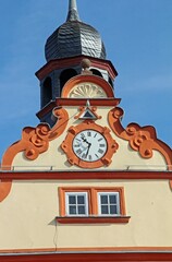 Uhr an Rathaus in Bad Rodach