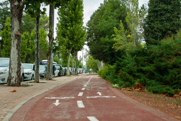 bike lane
piste cyclable
carril bici madrid