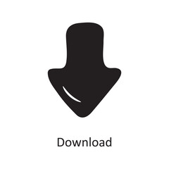 Obraz premium Download Solid Icon Design illustration. Media Control Symbol on White background EPS 10 File