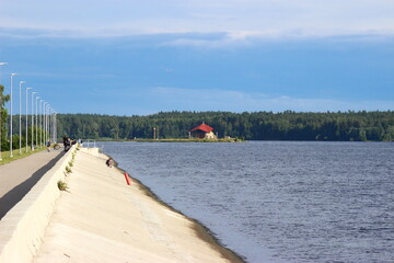 Obraz premium person riding a bike