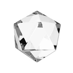 3D Icosahedron Illustration 