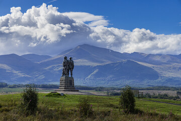 Spean Bridge, World War 2 Commando training grounds Memorial, Scottish Highlands, Spean Bridge, Ben...