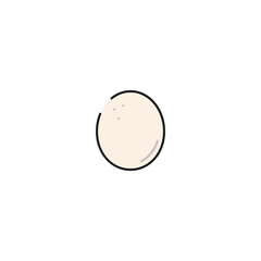 egg icon, vector illustration