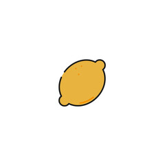 lemon icon, vector illustration