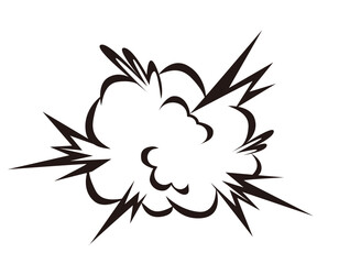 爆弾　爆発　イラスト