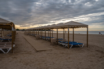 détente à la plage de Cambrils