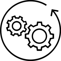 Preferences Line Vector Icon 