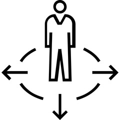 Opportunity Line Vector Icon 