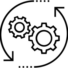 Preferences Line Vector Icon 