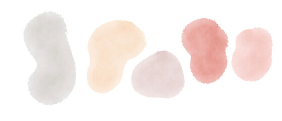 Color circles or Colorful watercolor splashes.