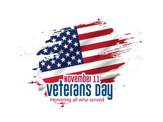veterans day, November 11, honoring all who served, posters, modern design
