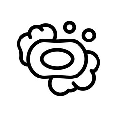 soap line icon illustration vector graph