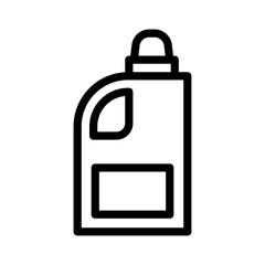 washer bleach line icon illustration vector graphic 