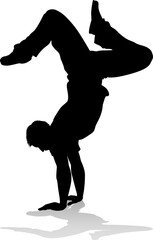 Street Dance Dancer Silhouette