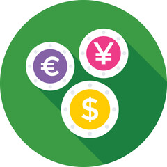 Currency Colored Vector Icon