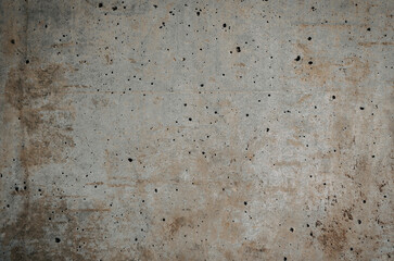 Texture of old gray concrete wall for dark background..