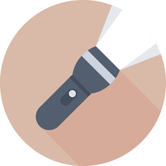 Torch Colored Vector Icon