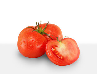 ripe sliced ​​tomatoes