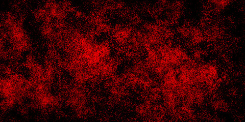 Abstract background with old scratched bright red paint surface wide texture. Geometric and concrete background texture wallpaper .Gurage paper texture design .Aquarelle paper textured design.