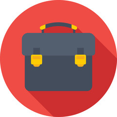 Briefcase Colored Vector Icon