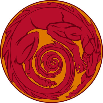 Red Dragon Circle