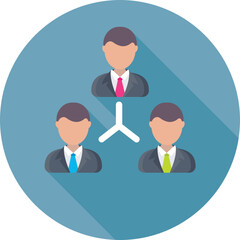 Team Colored Vector Icon