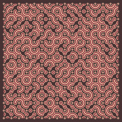 Color truchet tiling connections illustration