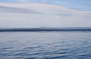 View of the sea in St. Lawrence Bay, Canada