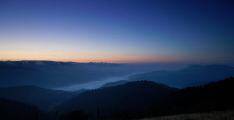 Lever de soleil sur les Vosges