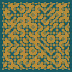 Color truchet tiling connections illustration